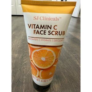 SJ Clinicals Vitamin C Face Scrub brighten hydrate exfoliate Skin Care Face